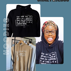 2 Timothy 1:7 For God has not given us a spirit of fear but of power and of love and of a sound mind | Faith-based Apparel | Unisex | Merch |