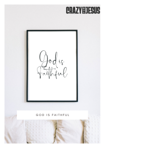 God is Faithful | Faith Based Digital Download |