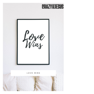 Love Wins | Faith Declaration | Simple and Effective | Gift Ideas | Digital Download