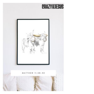 Matthew  11:28-30 "Take My Yoke Upon You" | Bespoke Design | Scripture |