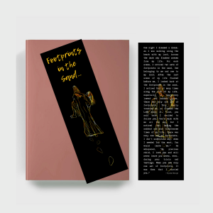 Footprints in the Sand Bookmark | Bespoke Design | Faith | Christian Gifts